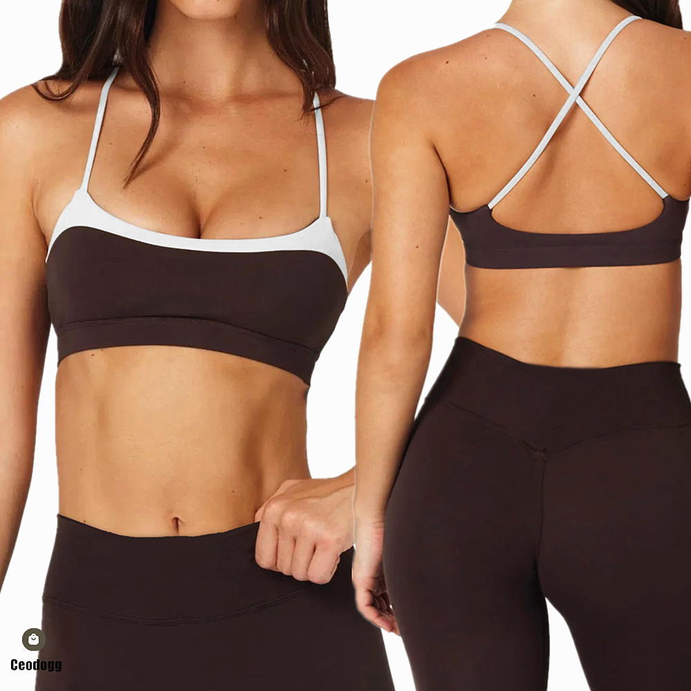 Pilates Yoga Wear - 여성용 패드 요가 브라 팬츠 러닝