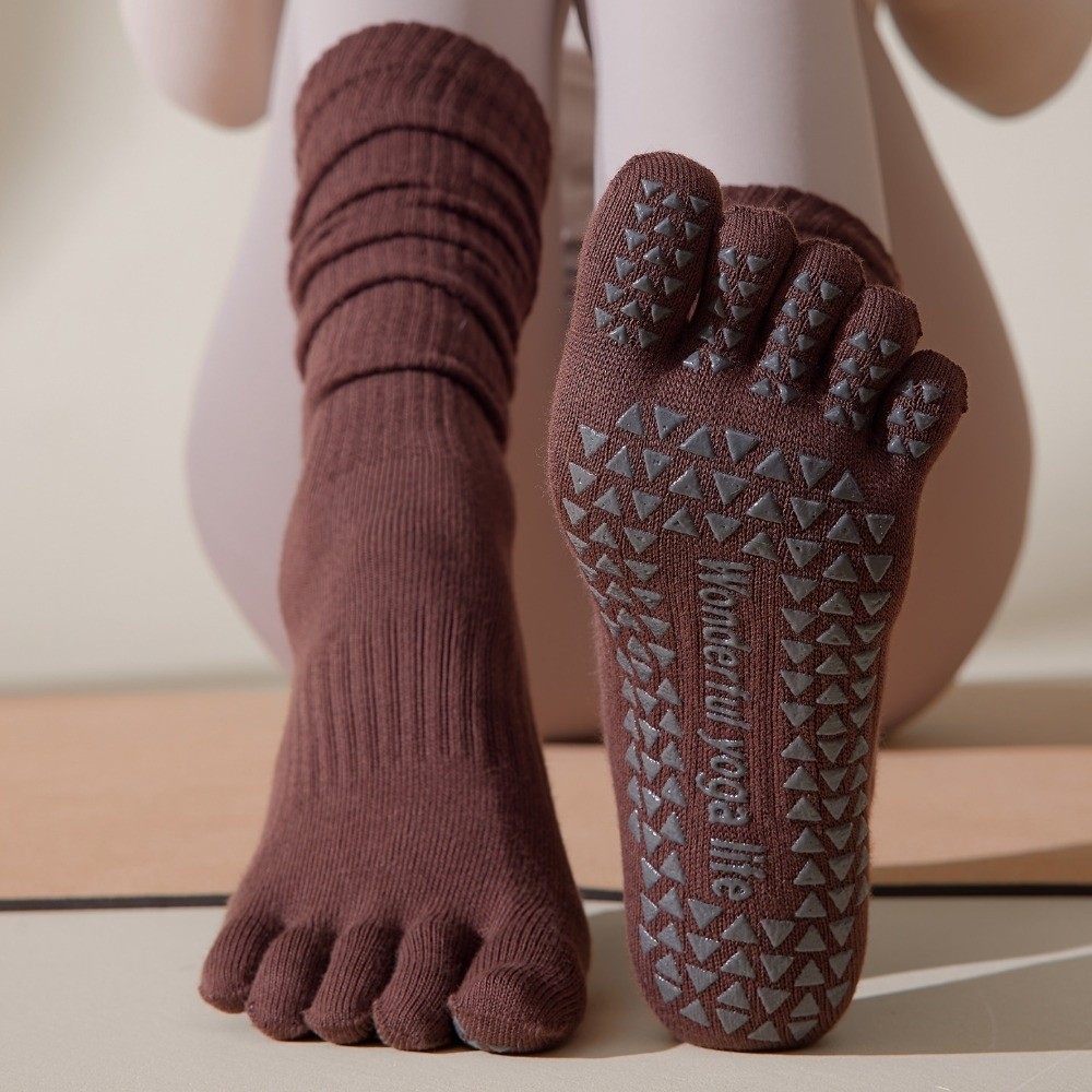 다섯 손가락 스포츠 양말 분리형 손가락 긴 튜브 여성  - Pilates Yoga Hose 리뷰 및 가격