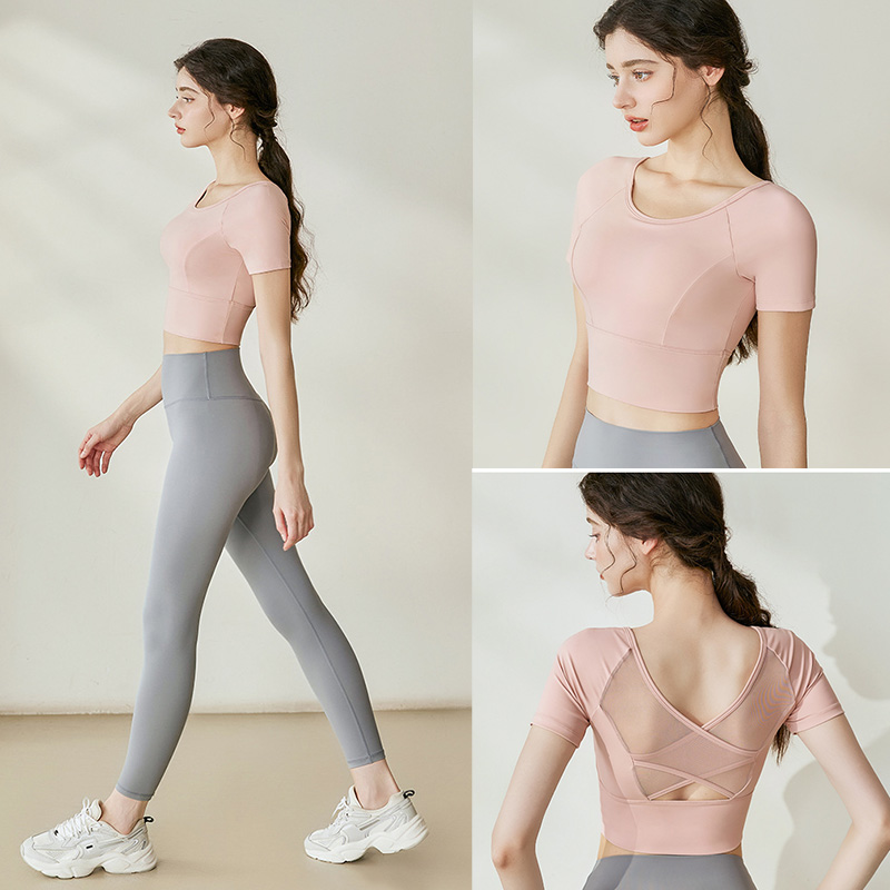 여름 신상 여성 요가 탱크탑, 브라탑 내장, 메쉬 크로 - Pilates Yoga Fit 리뷰 및 가격