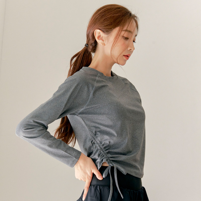 트렌디한 핑크 여성용 긴팔 짐탑, 러닝, 요가, 필라테 - Pilates Yoga Fit 리뷰 및 가격