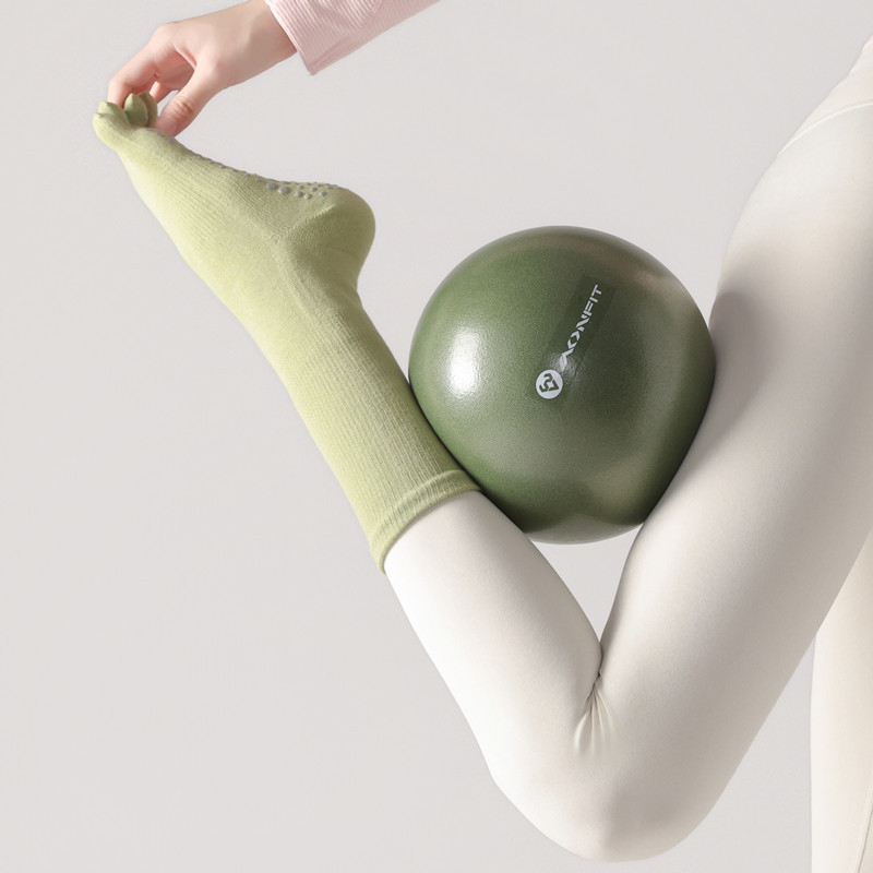 1 쌍 여성 요가 양말 캔디 컬러 코튼 실리콘 미끄럼  - Pilates Is Yoga 리뷰 및 가격
