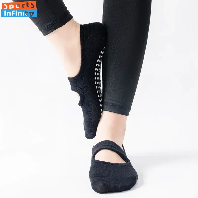 여성용 실리콘 미끄럼 방지 패션 백리스 요가 양말, 필 - Pilates Yoga Grip Socks 리뷰 및 가격