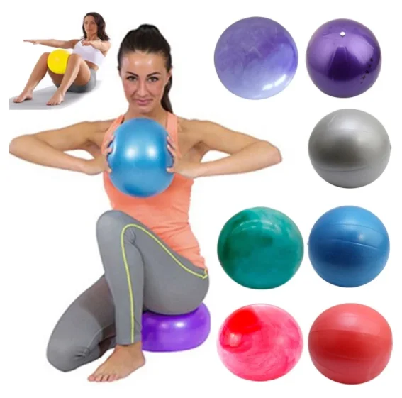 2026 맞춤형 9인치 원형 PVC 짐 피트니스 운동볼 - Pilates Yoga Logo 리뷰 및 가격